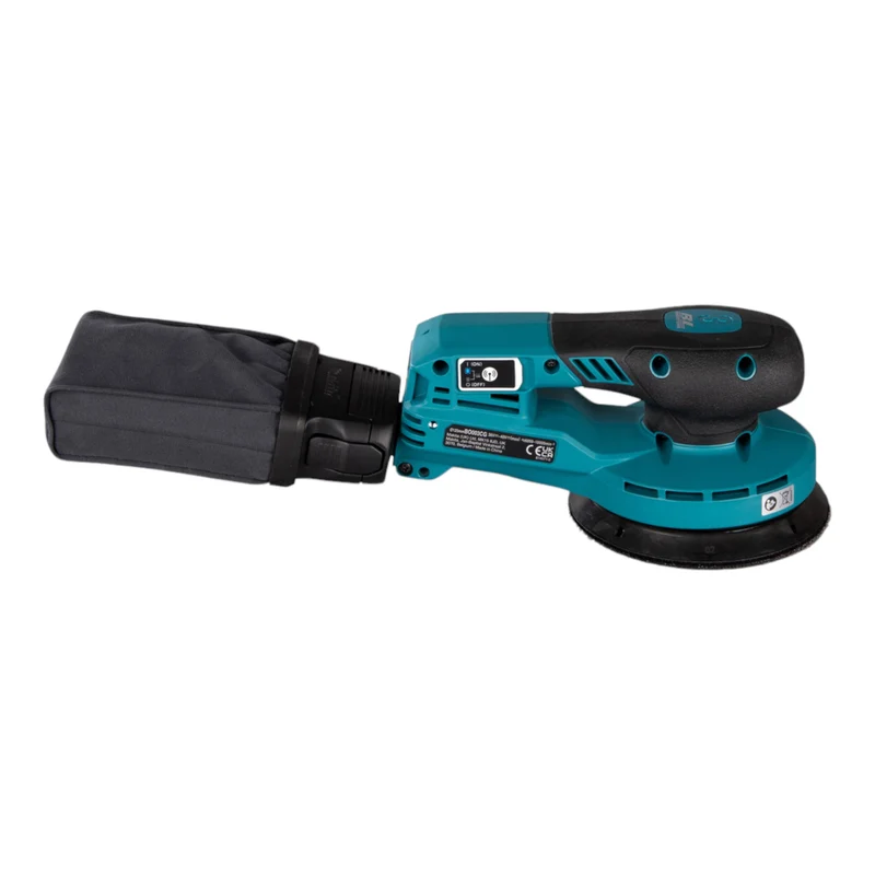 Makita BO 003 CGA101 Akku Exzenterschleifer 40 V max. 125 mm 3,0 mm Hub Brushless + 1x Akku 2,0 Ah + Ladegerät