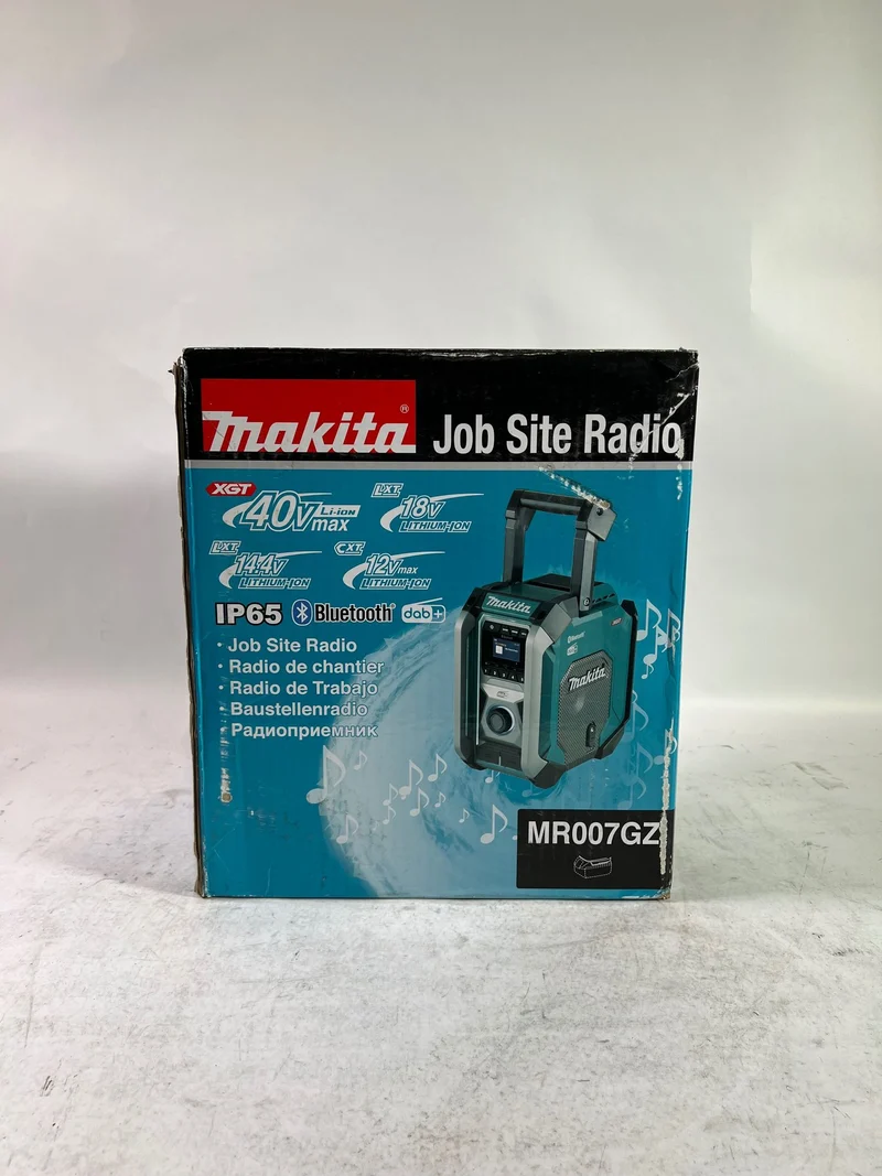 Makita MR 007 GZ Akku Baustellenradio 12 - 40 V max. Bluetooth DAB+ USB Solo - ohne Akku, ohne Ladegerät - Reparaturgerät