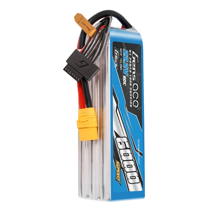 Gens Ace Sport G-Tech 6000 mAh 22,2 V 80 C 6S1P Akkupack mit XT90-Stecker