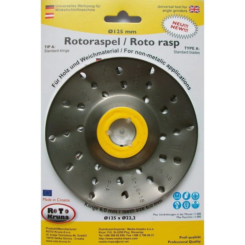 Rotoraspel / Grobschneide 6
