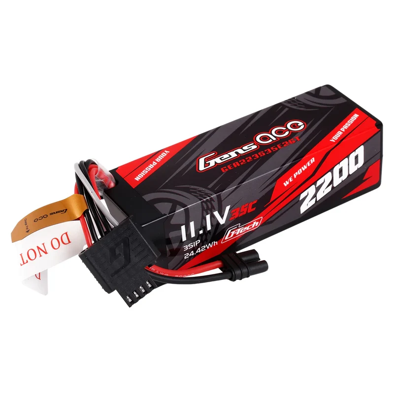 Gens ace 2200 mAh 11,1 V 3S1P 35C Lipo-Akkupack mit IEC2-Stecker