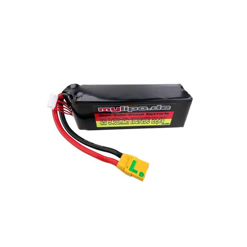 Mylipo Semi-Solid-State Lipo Akku 9400mAh 22,2V 10C/20C XT90 Antiblitz