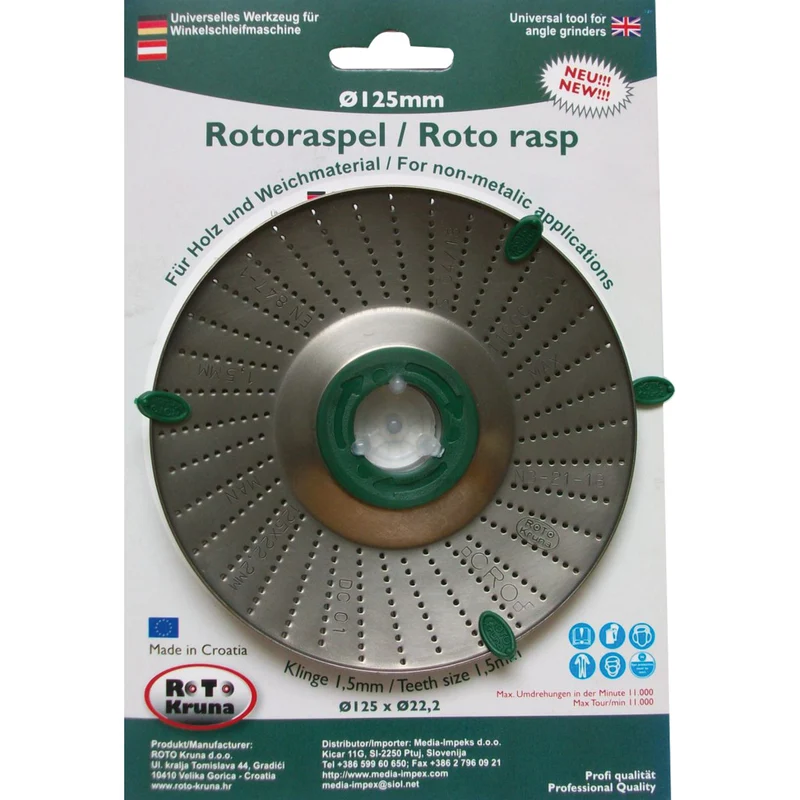 Rotoraspel / Feinschneide 1,5