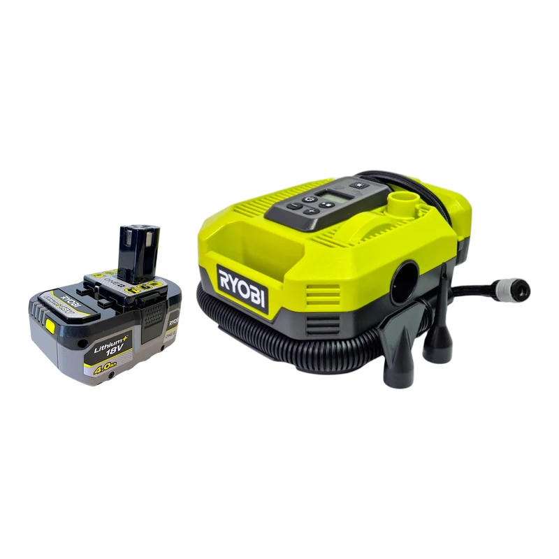 RYOBI RMI18-0 Akku Multi Kompressor 18 V 11 bar + 1x Akku 4,0 Ah - ohne Ladegerät
