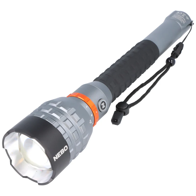 NEBO Davinci 18000 LED Taschenlampe, 18000 Lumen, bis zu 253 Meter Leuchtweite, wiederaufladbar