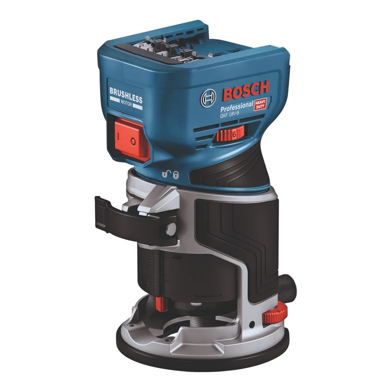 Bosch GKF 18V-8 Professional Akku Kantenfräse 18 V 8,0 mm Brushless + 2x ProCORE Akku 4,0 Ah + Ladegerät + L-Boxx