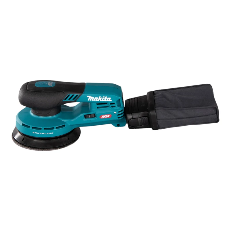 Makita BO 003 CGA101 Akku Exzenterschleifer 40 V max. 125 mm 3,0 mm Hub Brushless + 1x Akku 2,0 Ah + Ladegerät + Makpac