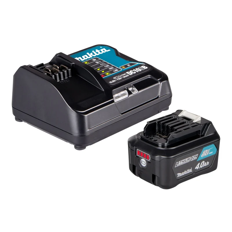 Makita MP 100 DSM1 Akku Kompressor 12 V max. 8,3 bar + 1x Akku 4,0 Ah + Ladegerät