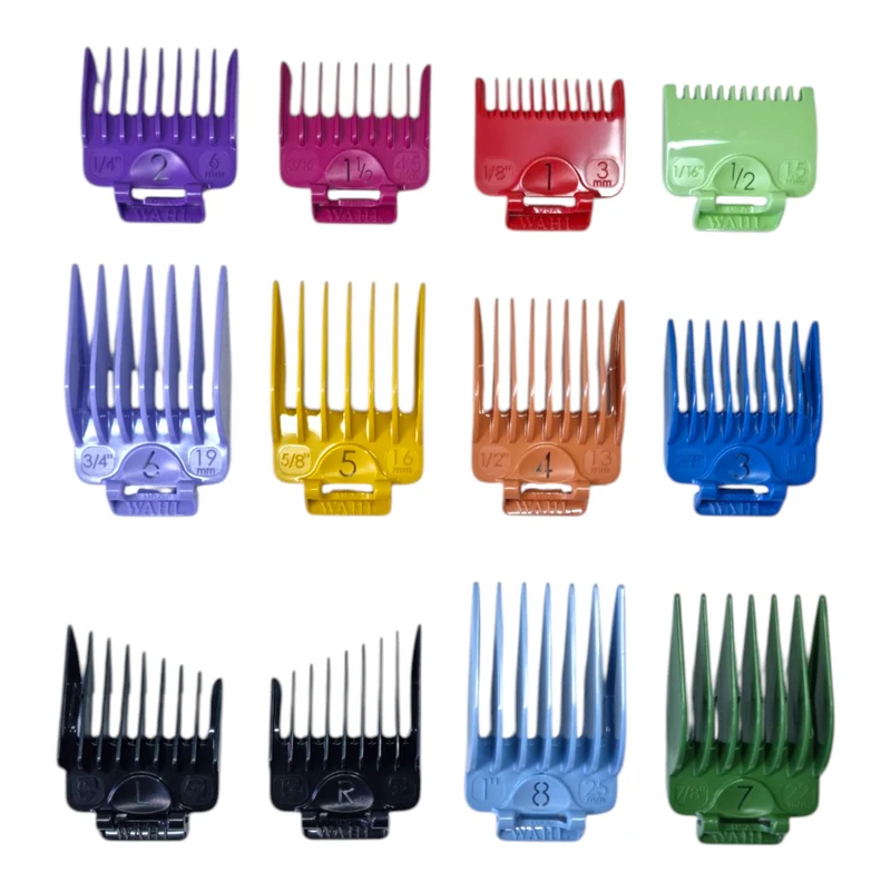 Wahl Color Pro Plus Haarschneidemaschine 0,8 - 28 mm ( 20104-0460 ) + 10x Kammaufsatz