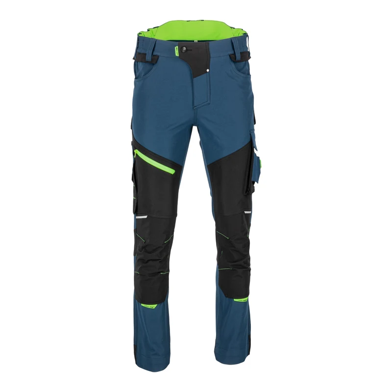 LAHTI PRO Stretch Arbeitshose Größe XXL ( L4056005 ) blau schwarz grün