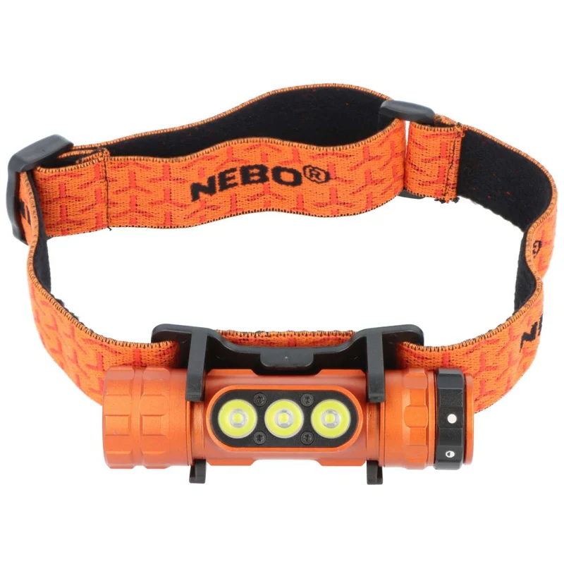 NEBO Master Series HL1000 Stirnlampe, 1000 Lumen, bis zu 138 Metern, inkl. 3200mAh, 3,7V Li-Ion Akku, wiederaufladbar