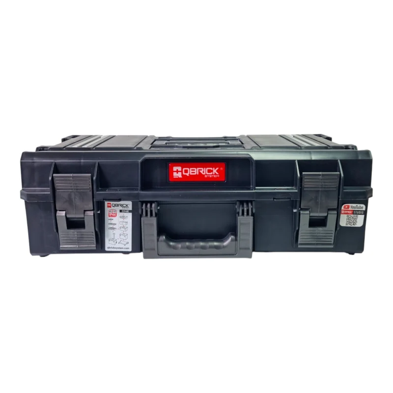 Qbrick System ONE 200 1.0 Technik Werkzeugkoffer modularer Organizer 585 x 385 x 190 mm 15,4 l stapelbar IP66 - alte Version