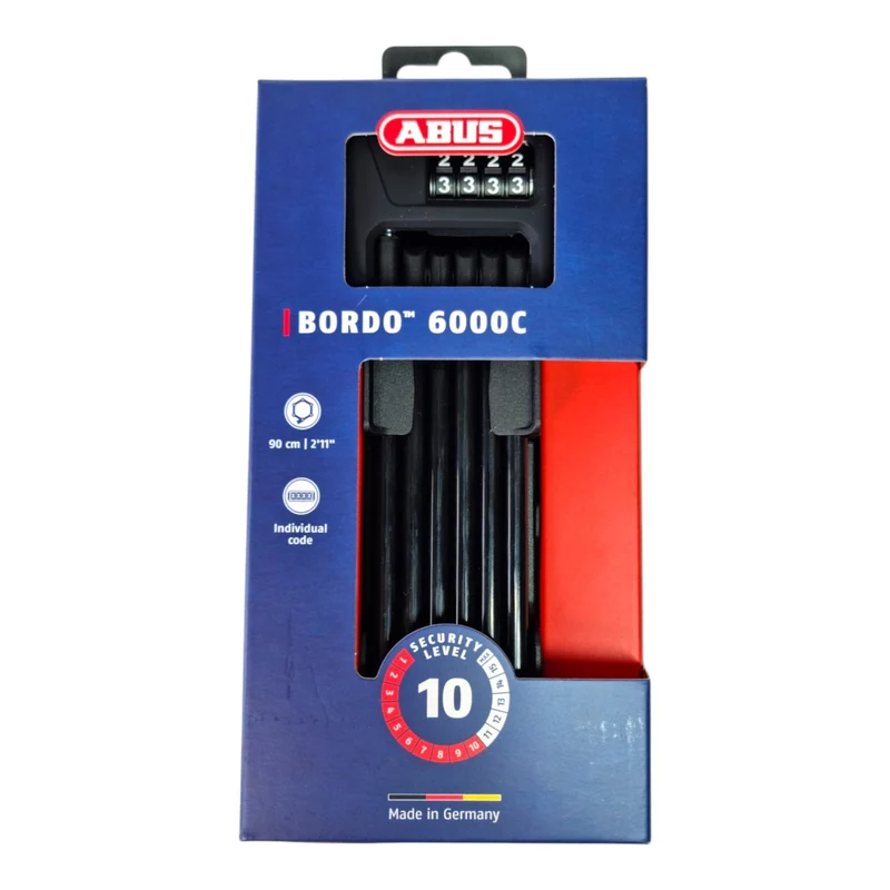 ABUS 67599 Faltschloss Bordo Combo 6000C/90 SH