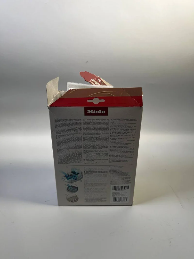 Miele HyClean Pure GN Staubsaugerbeutel 4 Stück mit Filter ( 12421130 ) für Complete C2 / C3 / Classic C1 / S8 / S5 / S2 - OVP Beschädigt