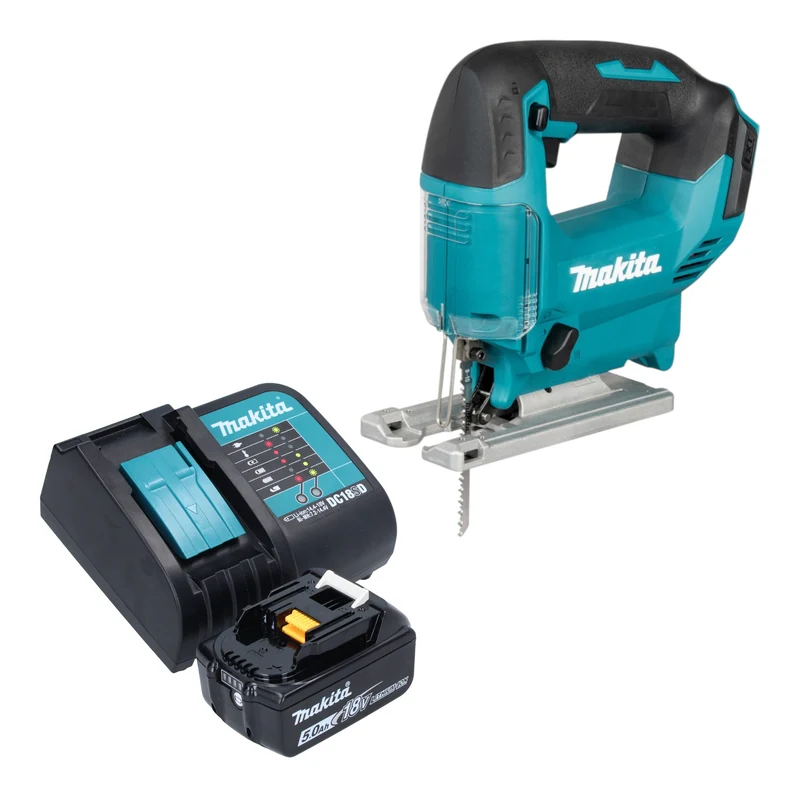 Makita DJV 186 ST1 Akku Pendelhubstichsäge 18 V + 1x Akku 5,0 Ah + Ladegerät