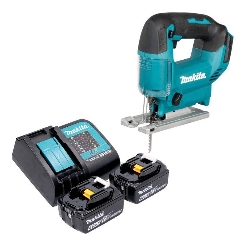 Makita DJV 186 SG Akku Pendelhubstichsäge 18 V + 2x Akku 6,0 Ah + Ladegerät