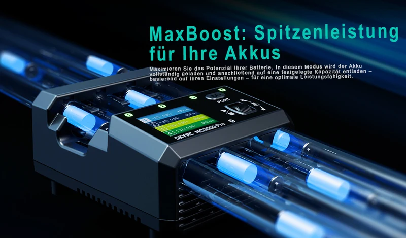 SkyRC NC3000 Pro intelligentes Analyse-Ladegerät für AA/AAA, NIMH/NiCd, Akkus