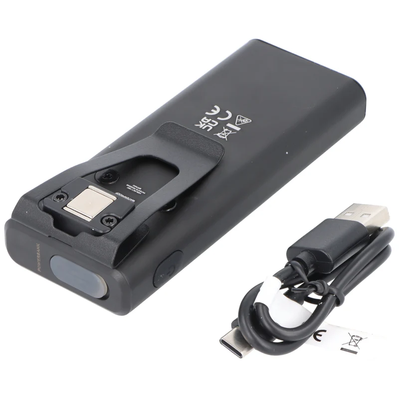 NEBO Slim+ 1200 COB-LED Taschenlampe, 1200 Lumen, 52 Meter Leuchtweite, Powerbank-Funktion, wiederaufladbar