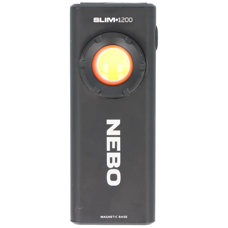 NEBO Slim+ 1200 COB-LED Taschenlampe, 1200 Lumen, 52 Meter Leuchtweite, Powerbank-Funktion, wiederaufladbar