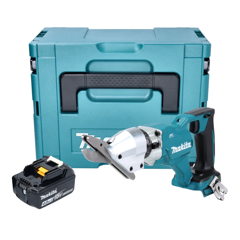 Makita DJS 800 M1J Akku Faserzementschere 18 V Brushless + 1x Akku 4,0 Ah + Makpac - ohne Ladegerät