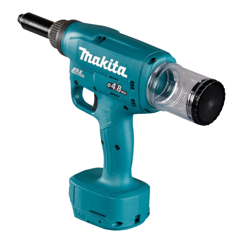 Makita DRV 150 RM Akku Blindnietsetzgerät 18 V 10 kN 2,4 - 4,8 mm Brushless + 2x Akku 4,0 Ah + Ladegerät