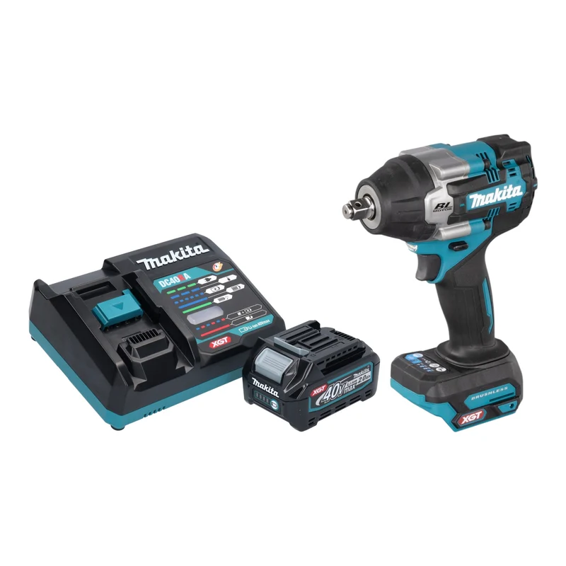 Makita TW 007 GA101 Akku Schlagschrauber 40 V max. 760 Nm 1/2'' Brushless + 1x Akku 2,0 Ah + Ladegerät