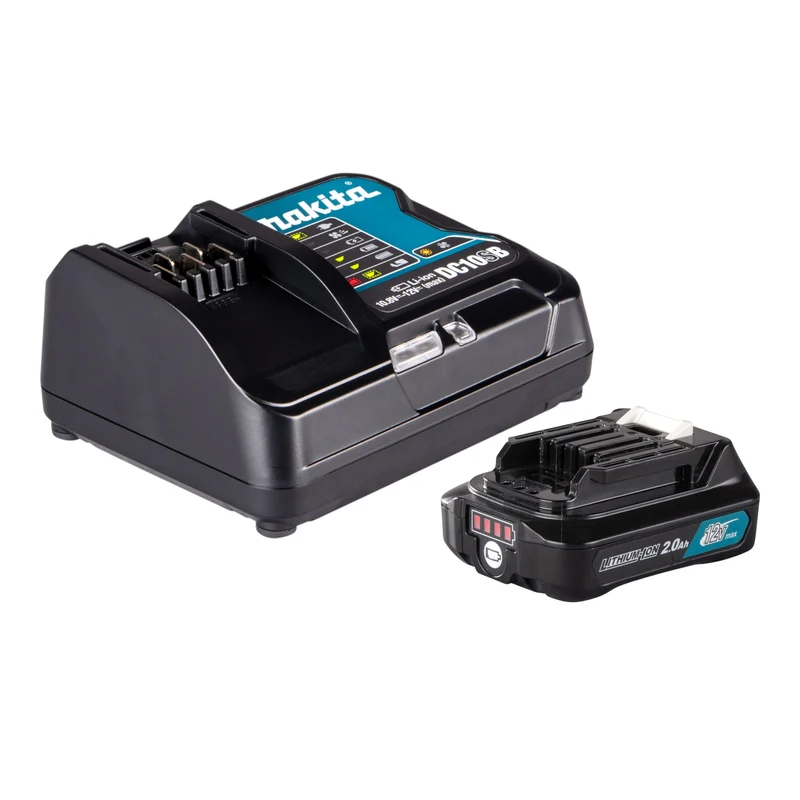 Makita MP 100 DSA1 Akku Kompressor 12 V max. 8,3 bar + 1x Akku 2,0 Ah + Ladegerät