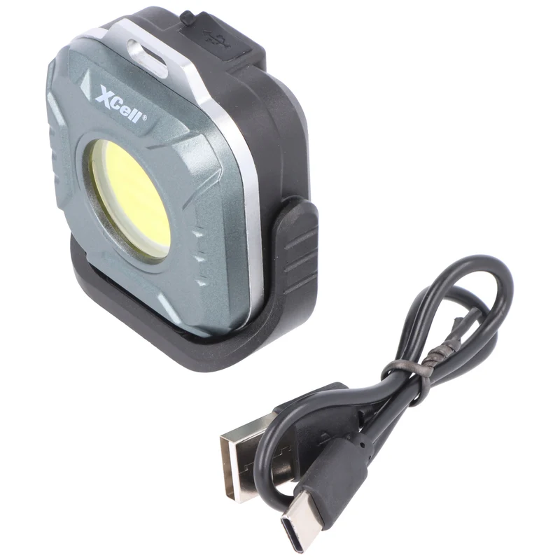 Xcell Work Akku-LED-Leuchte Cube, 500 Lumen, 4 Farbtemperaturen, 6 Modi
