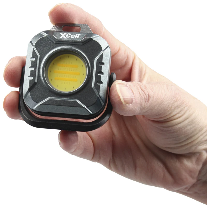 Xcell Work Akku-LED-Leuchte Cube, 500 Lumen, 4 Farbtemperaturen, 6 Modi