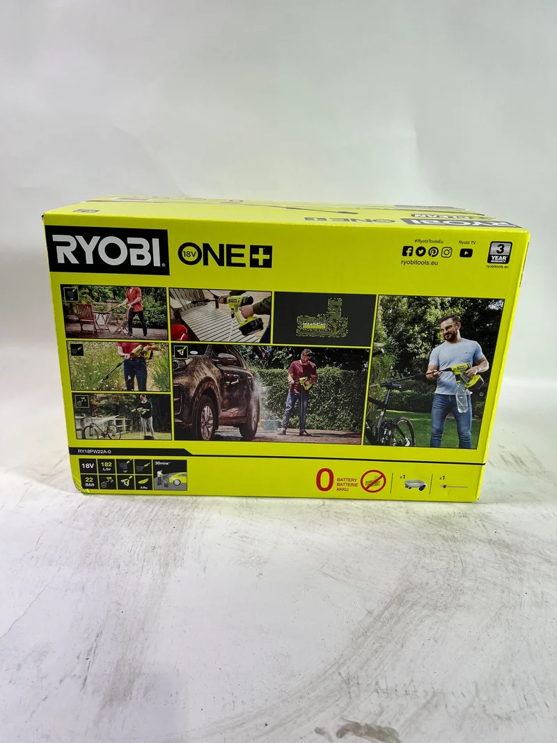 RYOBI RY18PW22A-0 Akku Wassersprühgerät 18 V 22 bar ( 5133004570 ) Solo - ohne Akku, ohne Ladegerät - Reparaturgerät