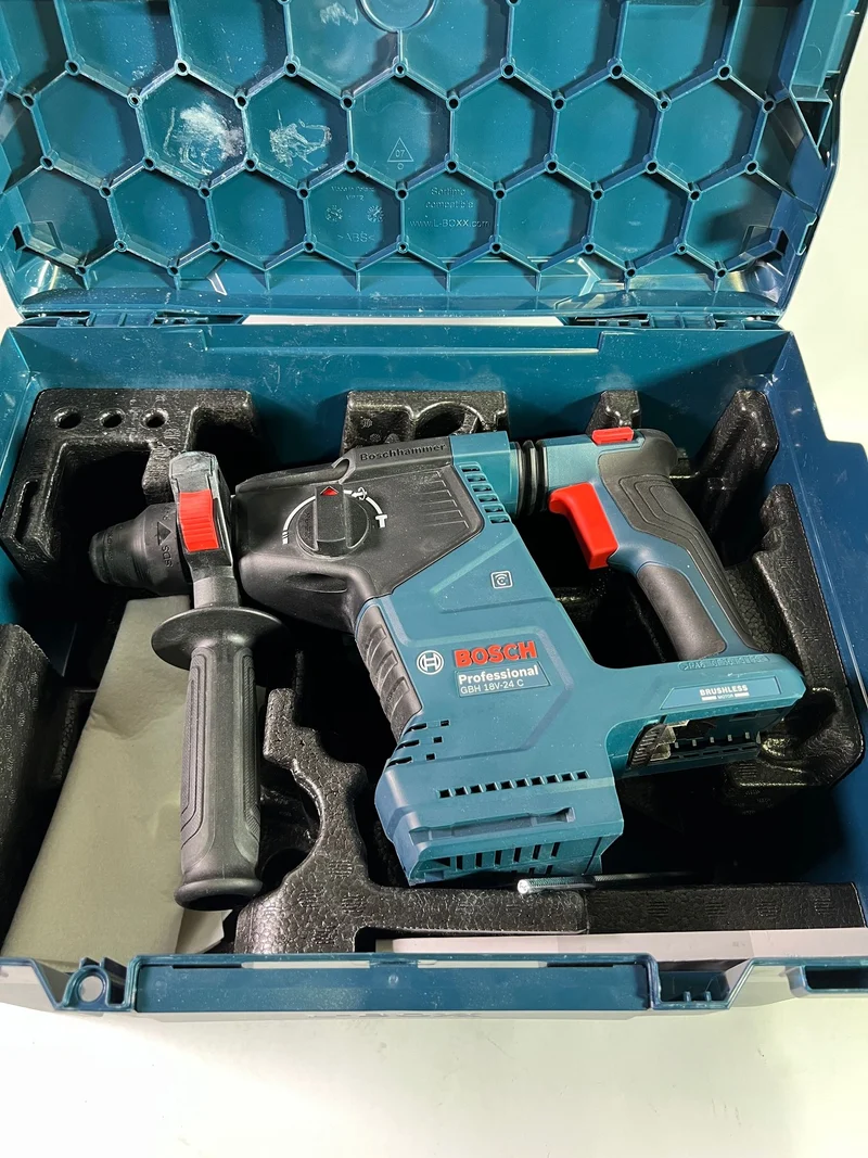 Bosch GBH 18V-24 C Professional Akku Bohrhammer 18 V 2,4 J Brushless SDS plus ( 0611923002 ) + L-BOXX - ohne Akku, ohne Ladegerät - Reparaturgerät
