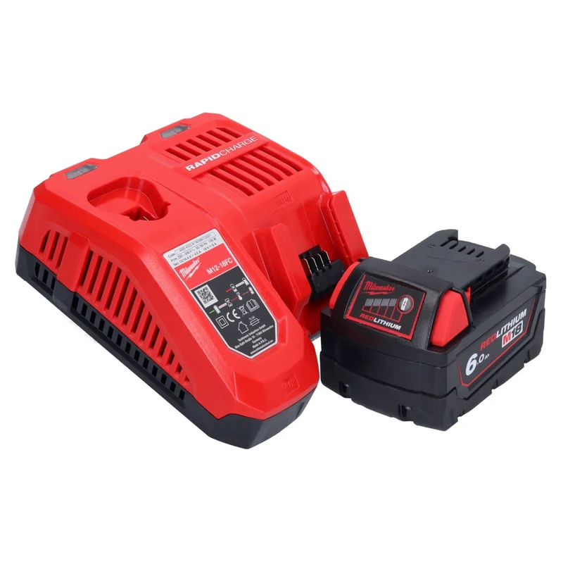 Milwaukee M18 FID3-601 Akku Schlagschrauber 18 V 1/4" 226 Nm Brushless + 1x Akku 6,0 Ah + Ladegerät