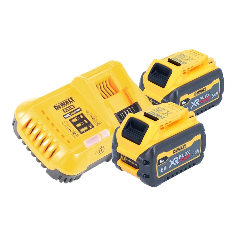 DeWalt DCS 573 T2T Akku Handkreissäge 18 V 190 x 30 mm Brushless + 2x Akku 6,0 Ah + Ladegerät + TSTAK