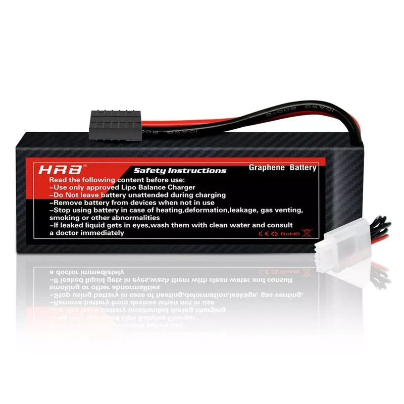 HRB 4S 6000mAh 100C 14,8V Graphen LiPo Akku TRX-Stecker