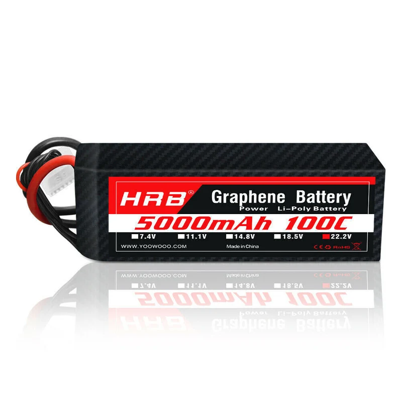HRB 3S 5000mAh 11,1V 100C XT90 Graphene Lipo Akku (2 Stück)