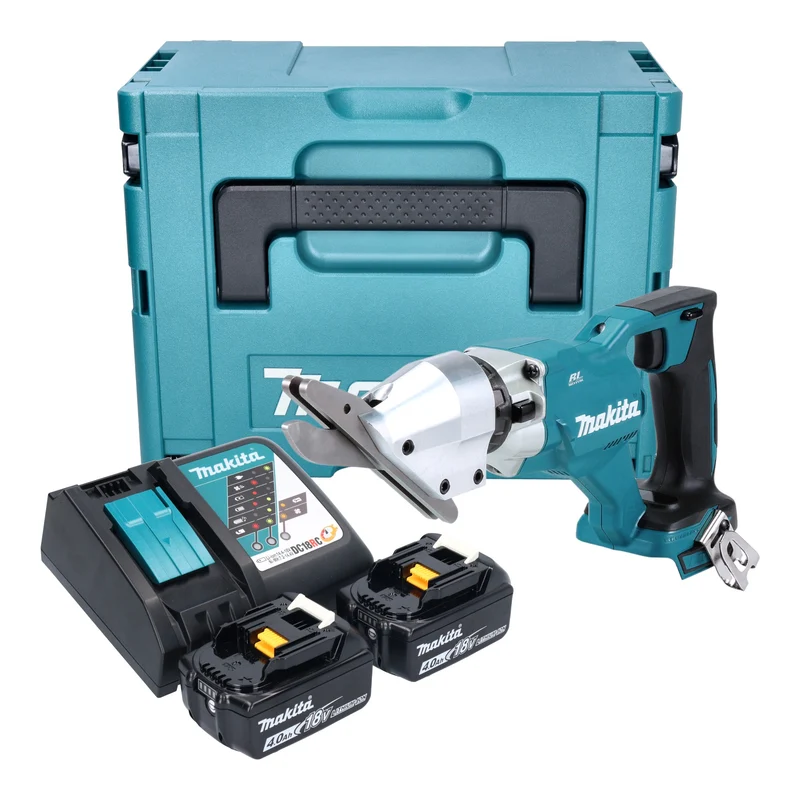 Makita DJS 800 RMJ Akku Faserzementschere 18 V Brushless + 2x Akku 4,0 Ah + Ladegerät + Makpac
