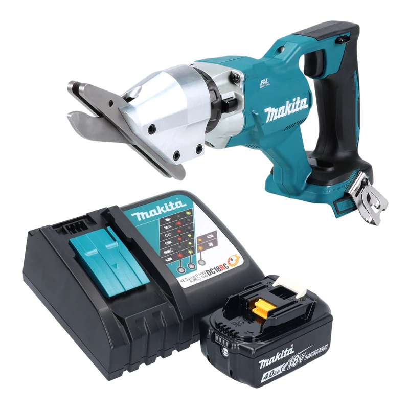 Makita DJS 800 RM1 Akku Faserzementschere 18 V Brushless + 1x Akku 4,0 Ah + Ladegerät