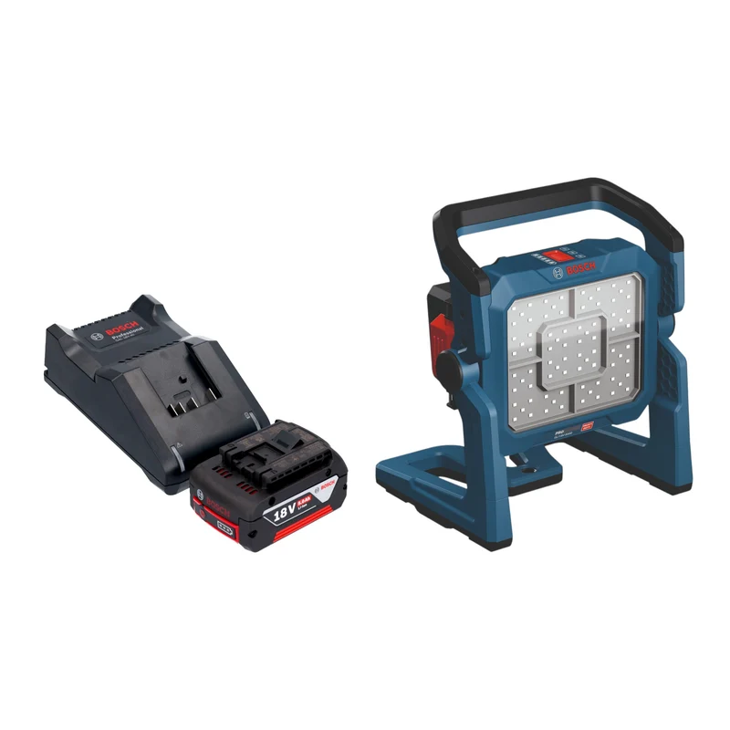 Bosch GLI 18V-5000 Akku Bauleuchte 18 V 5000 lm + 1x Akku 5,0 Ah + Ladegerät