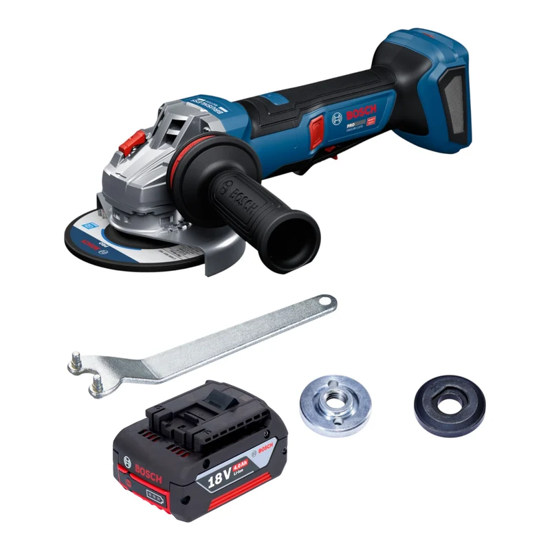 Bosch GWS 18V-11 PS Akku Winkelschleifer 18 V 125 mm Brushless + 1x Akku 4,0 Ah - ohne Ladegerät