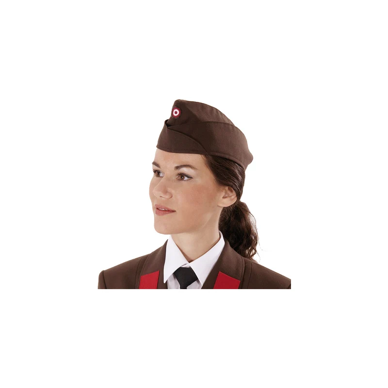 Schiffchenmütze "Damen" braun / lt. Vorschrift des ÖBFV