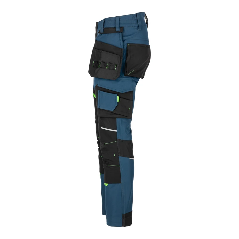 LAHTI PRO Stretch Arbeitshose Größe S ( L4056001 ) blau schwarz grün