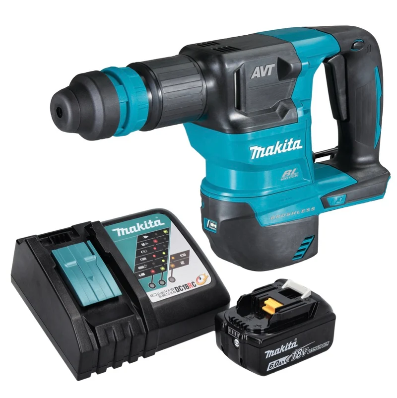Makita DHK 180 RG1 Akku Meißelhammer 18 V 3,1 J SDS Plus Brushless + 1x Akku 6,0 Ah + Ladegerät