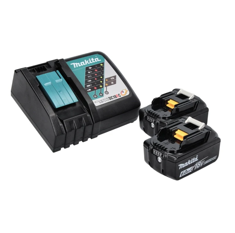 Makita DHK 180 RG Akku Meißelhammer 18 V 3,1 J SDS Plus Brushless + 2x Akku 6,0 Ah + Ladegerät