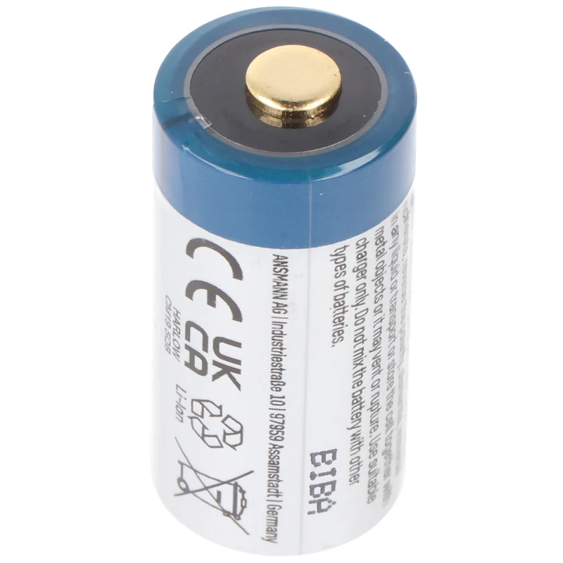 AccuCell CR123A Akku passend für die FLIR Breach PTQ136 Wärmebildkamera Li-ion-Akku inklusive Ladegerät