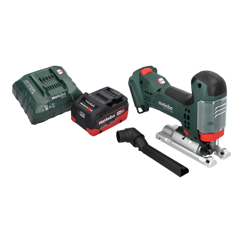 Metabo STA 18 LTX 100 Akku Stichsäge 18 V 100 mm Brushless + 1x LiHD Akku 5,5 Ah + Ladegerät