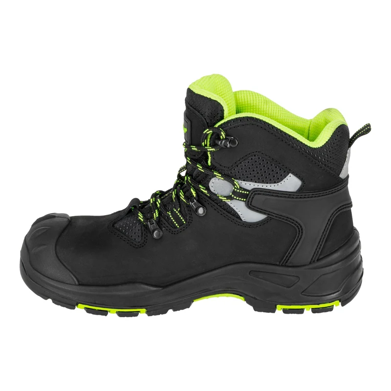 LAHTI PRO Sicherheitsstiefel Nubuk S3 FO HRO SR Größe 43 ( L3013043 ) schwarz grün