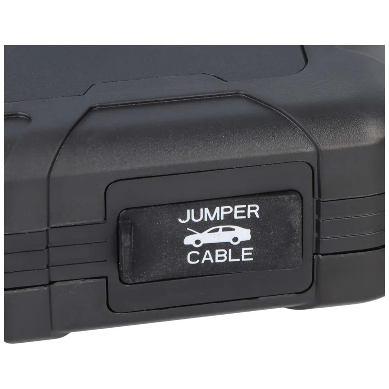 Absina Jumpstarter 1500, KFZ-Starthilfe-Powerakku mit Powerbank-Funktion und LED-Licht, ideal für PKW, Motorrad, Boot