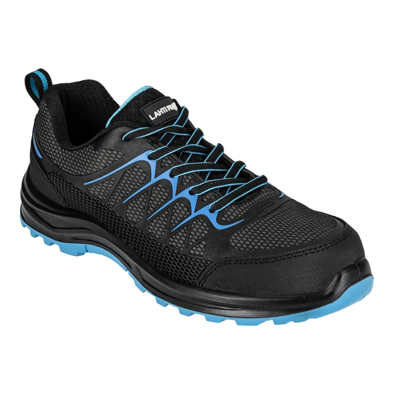 LAHTI PRO Sicherheitshalbschuh KPU / Mesh S1P SRC Größe 43 ( L3042243 ) schwarz blau
