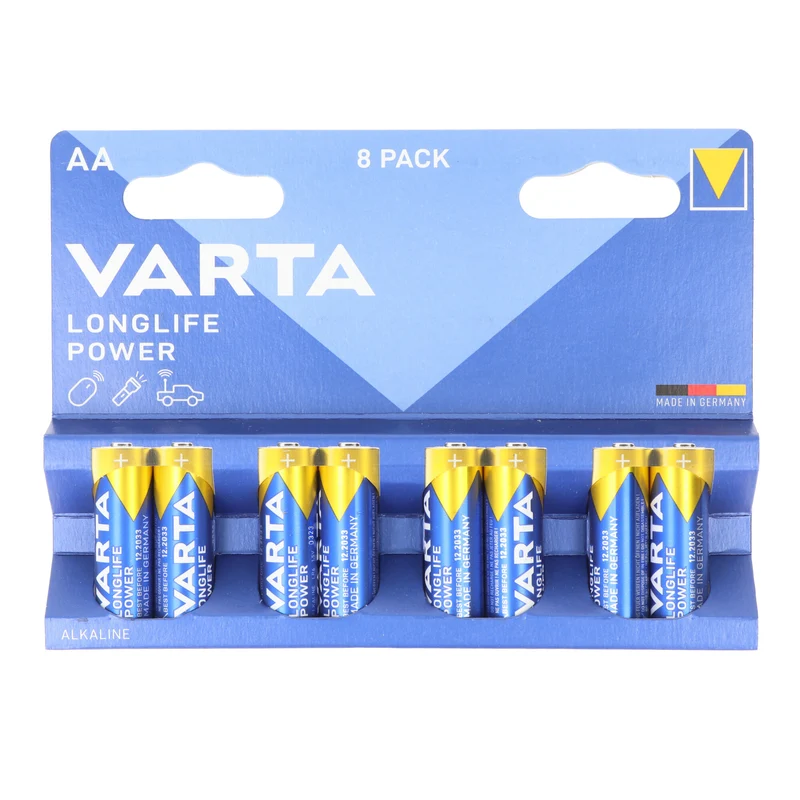 Varta Batterie Alkaline Mignon AA LR06 1,5V Blister (8-Pack)