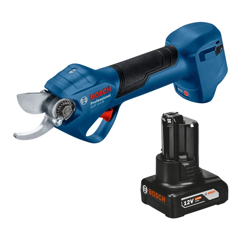 Bosch GGP 12V-25 Akku Gartenschere 12 V 25 mm Brushless + 1x Akku 4,0 Ah - ohne Ladegerät